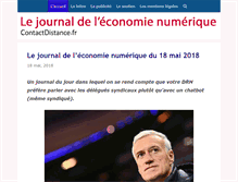 Tablet Screenshot of contactdistance.fr